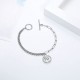 2Pcs 14K Cuban Link Bracelets For Women Men Stainless Coin Pendant Chain Bracelets Anklets Toggle Clasp 2Pcs 14K Cuban Link Bracelets For Women Men Stainless Coin Pendant Chain Bracelets Anklets Toggle Clasp